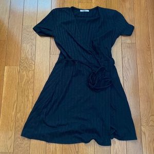 Black Zara Wrap Dress